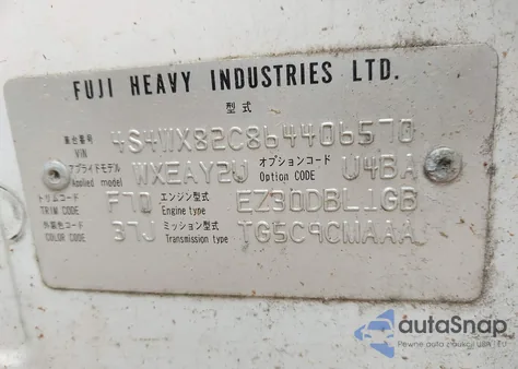 2006 Subaru B9 Tribeca 3.0 H6/3.0 H6 Limited from USA, damaged, VIN 4S4WX82C864406570